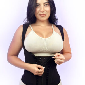 chaleco corset nueve varillas